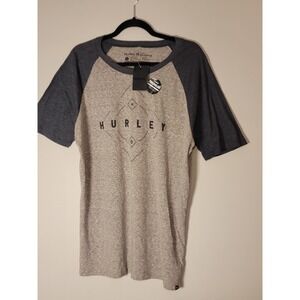 NWT Hurley Men's Everyday Vintage T-Shirt - Blue - Size Large -